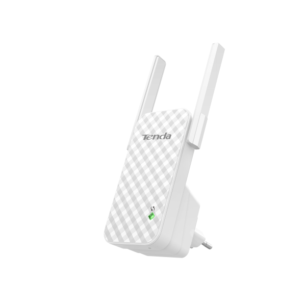 TENDA RANGE EXTENDER WIRELESS 300Mbps 802.11b/g/n, 2.4GHz, 2 ANTENNE 3dBi, PULSANTE WPS [A9]