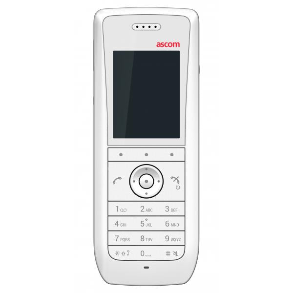 Ascom d63 Messenger, White cordless DECT, display colori, Bluetooth, messaggistica [DH7-ABAB]