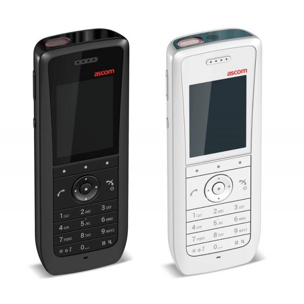 Ascom d63 Messenger, Black cordless DECT, display a colori, Bluetooth, messaggistica [DH7-ABAA]