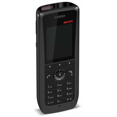 Ascom d63 Messenger, Black cordless DECT, display a colori, Bluetooth, messaggistica [DH7-ABAA]