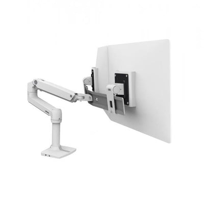 Ergotron LX Desk Dual Direct Arm - Two Monitor Mounting Kit - Max. 25 inch screen - White [45-489-216]