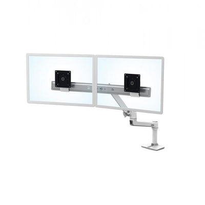 Ergotron LX Desk Dual Direct Arm - Two Monitor Mounting Kit - Max. 25 inch screen - White [45-489-216]