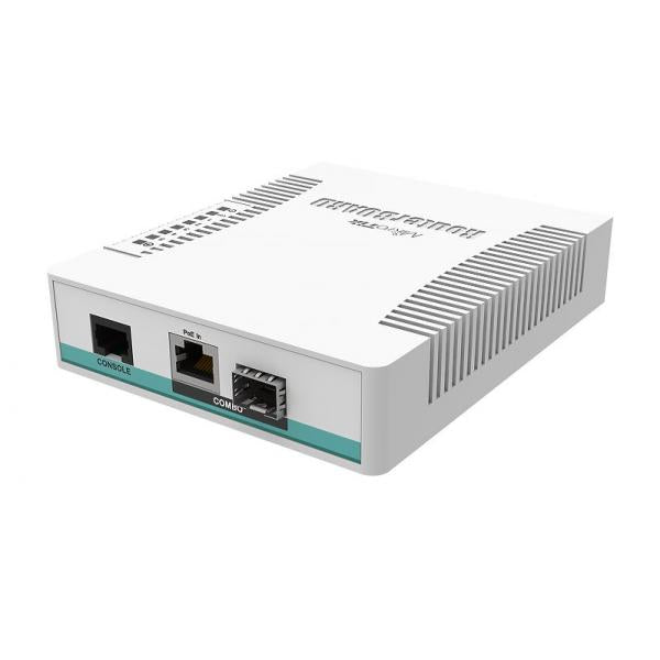 MikroTik, Cloud Router Switch 106, 1C, 5S with QCA8511 400MHz CPU, 128MB RAM, 1x Combo port ), 5 x SFP [CRS106-1C-5S]