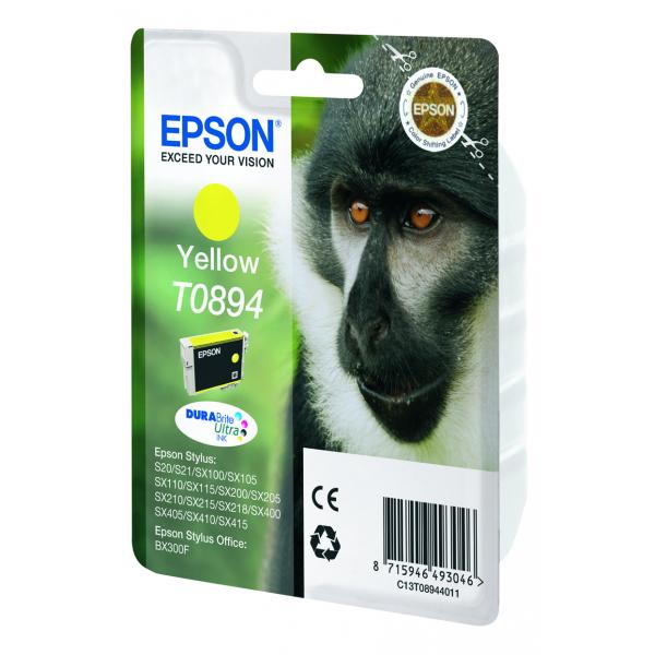 Epson Monkey Inchiostro giallo singolo DURABrite Ultra Scimmia T0894 [C13T08944011]