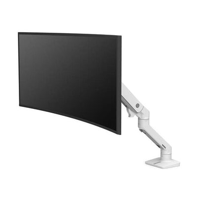 Ergotron HX Desk Monitor Arm - Single Heavy Monitor Mount - Max. 49 inch screen - White [45-475-216]
