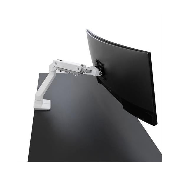 Ergotron HX Desk Monitor Arm - Single Heavy Monitor Mount - Max. 49 inch screen - White [45-475-216]