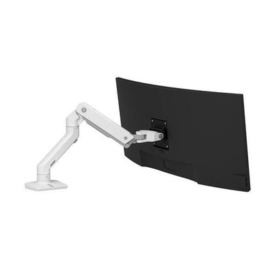 Ergotron HX Desk Monitor Arm - Single Heavy Monitor Mount - Max. 49 inch screen - White [45-475-216]