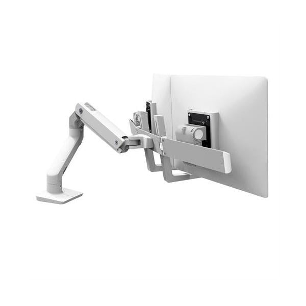 Ergotron HX Desk Dual Monitor Arm - Two Monitor Mount - Max. 32 inch screen - White [45-476-216]