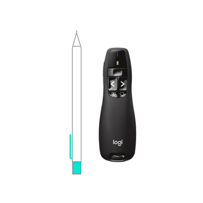 LOGITECH WIRELESS PRESENTER R400 - TELECOMANDO PRESENTAZIONI [910-001356]