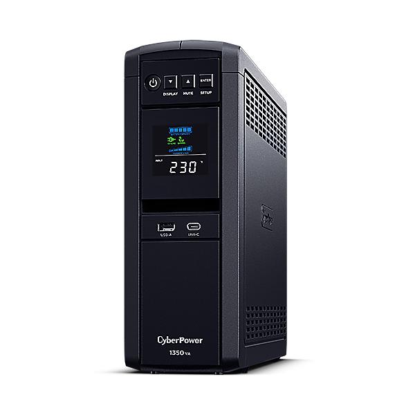 CYBER POWER UPS PURE SINEWAVE CP1350EPFCLCD LCD 1350VA/810W AVR USB 6xSCH [CP1350EPFCLCD]