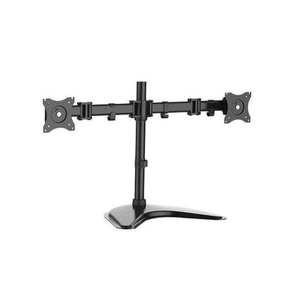 LINK BRACCIO SUPPORTO DA TAVOLO CON BASE PER 2 MONITOR 13-27 [LKBR08]