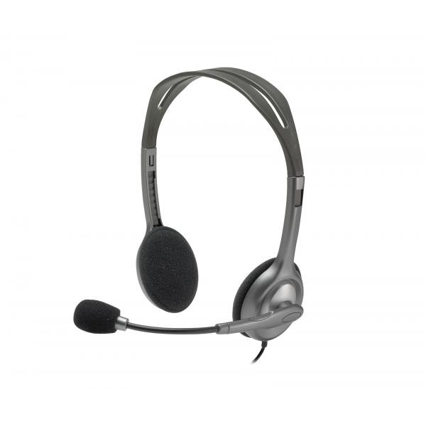 LOGITECH CUFFIE CON MICROFONO H110, JACK 3.5MM [981-000271]