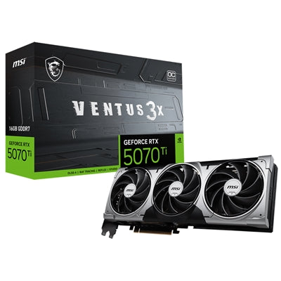 MSI GeForce RTX 5070 Ti 16G VENTUS 3X OC NVIDIA 16 GB GDDR7 [912-V531-083]