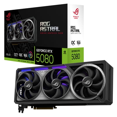 ASUS ROG Astral - -RTX5080-O16G-GAMING NVIDIA GeForce RTX 5080 16 GB GDDR7 [90YV0LV0-M0NA00]