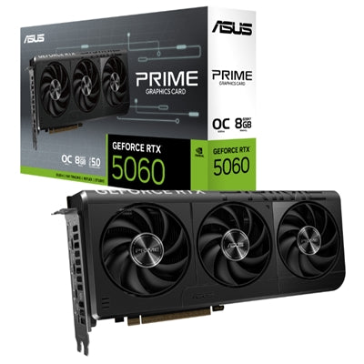 SVGA ASUS PRIME-RTX5060-O8G nVidia 8GBDDR7 128bit 2595Mhz-o.c. PCIe5.0 1xHDMI 3xDP 7680x4320 2,5slot 90YV0N10-M0NA00 [90YV0N10-M0NA00]