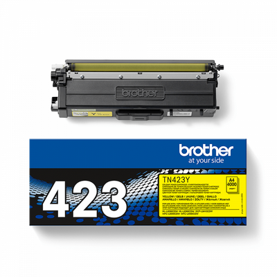 Brother TN423Y Toner Cartridge Yellow High Capacity 4.000 pages for HLL8260CDW, L8360CDW [TN423Y]