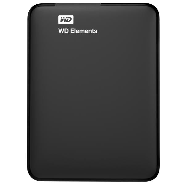 Western Digital Elements Portable disco rigido esterno 1 TB 2.5" Micro-USB B 3.2 Gen 1 (3.1 Gen 1) Nero [WDBUZG0010BBK-WESN]