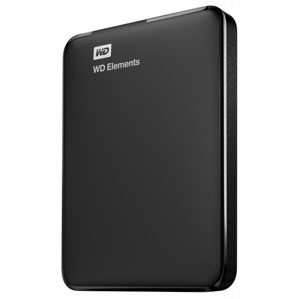 Western Digital Elements Portable disco rigido esterno 1 TB 2.5" Micro-USB B 3.2 Gen 1 (3.1 Gen 1) Nero [WDBUZG0010BBK-WESN]