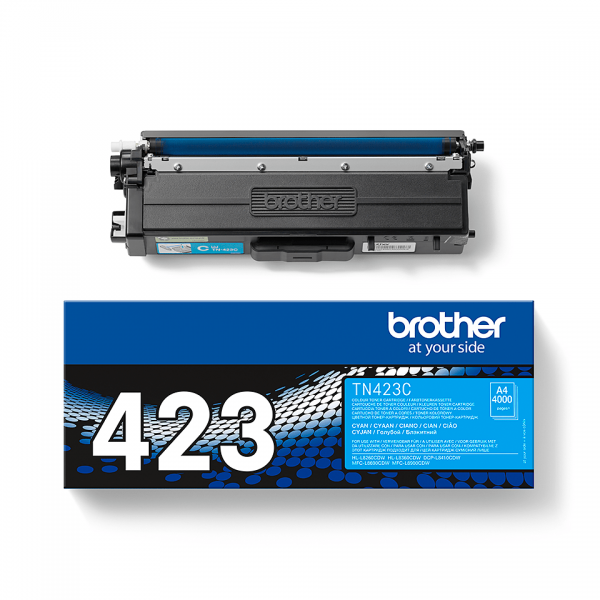 Brother TN423C Toner Cartridge Cyan High Capacity 4.000 pages for HLL8260CDW, L8360CDW [TN423C]