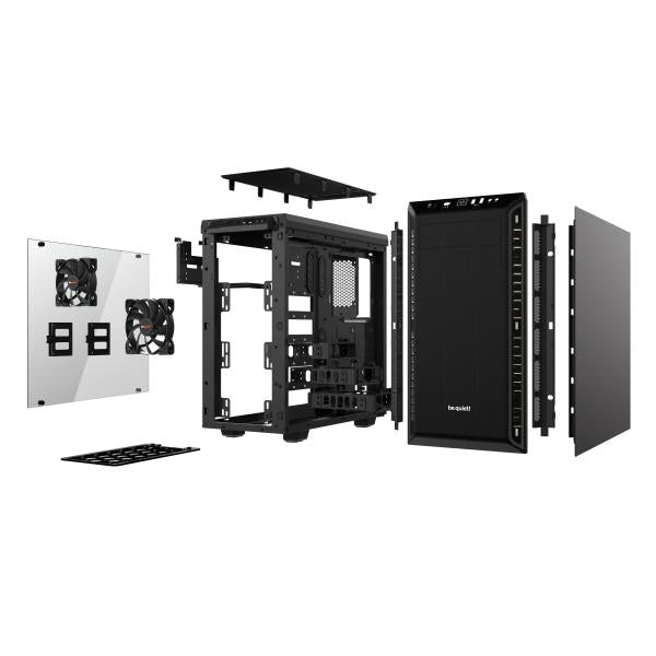 BE QUIET! CASE ATX PURE BASE 600 WINDOW, 7 HDD SLOT, 2XUSB3.0, 1XAUDIO I/O, BLACK [BGW21]