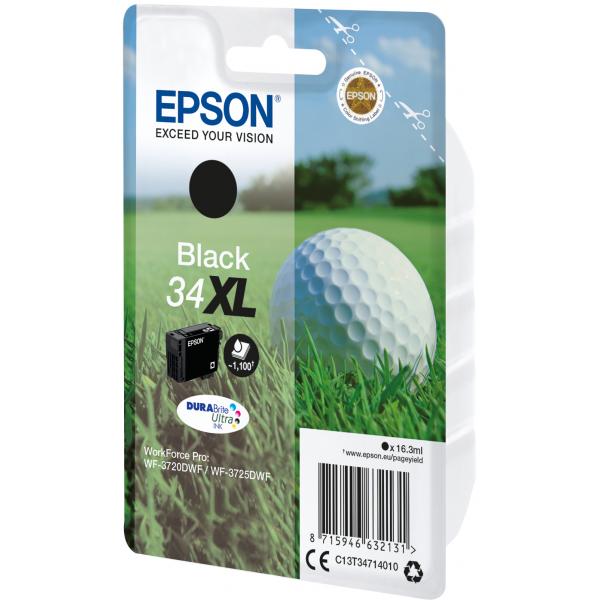 EPSON CART. INK NERO 34XL SERIE PALLINA DA GOLF [C13T34714010]