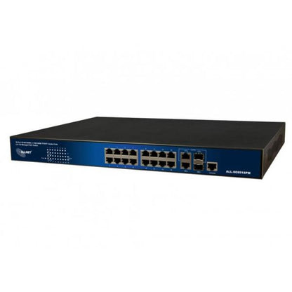 Allnet ALL SG8918PM, Switch full managed 16 porte Gigabit HPoE + 2 porte Combo Giga [ALL-SG8918PM]