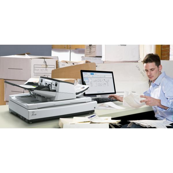 Ricoh fi-7700 Flatbed & ADF scanner 600 x 600 DPI A3 Black - White [PA03740-B001]