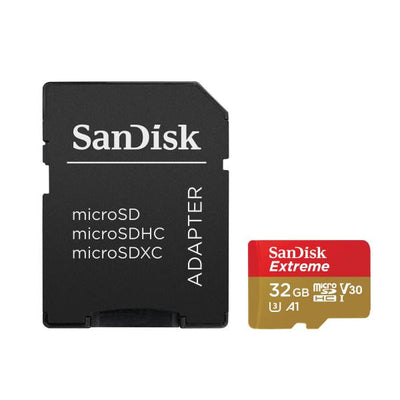 SanDisk Extreme 32 GB MicroSDHC UHS-I Classe 10 [SDSQXAF-032G-GN6AA]