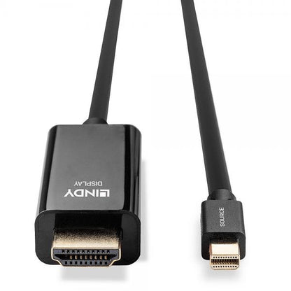 LINDY CAVO MINI DISPLAYPORT A HDMI 4K30, 2M [36927]