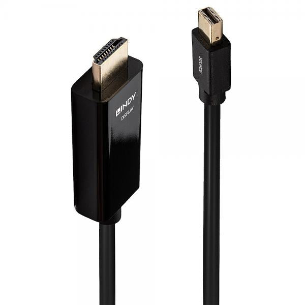 LINDY CAVO MINI DISPLAYPORT A HDMI 4K30, 2M [36927]