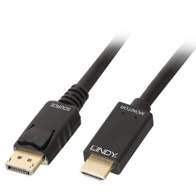 LINDY No. 36923 - Cavo adattatore da Display Port a HDMI 4K30Hz, 3m [LIN-36923]