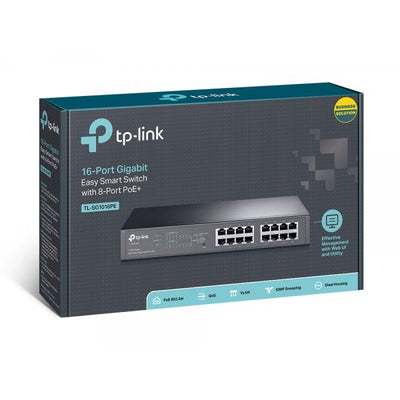 SWITCH 16 GIGABIT 8POE+ 110W [TL-SG1016PE]