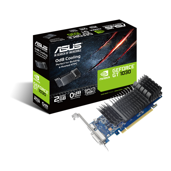 ASUS VGA GEFORCE GT 1030, GT1030-SL-2G-BRK, 2GB GDRR5, DVI/HDMI, 90YV0AT0-M0NA00 [GT1030-SL-2G-BRK]