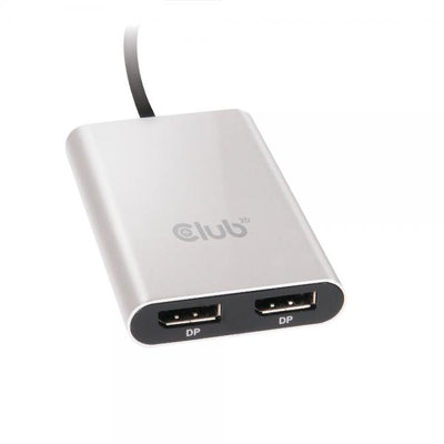 CLUB3D ADAPTER TYPE C TB3 TO 2X DISPLYPORT P 4K 60HZ [CSV-1577] 