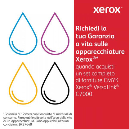 Xerox Cartuccia toner Nero a Alta capacità da 10700 Pagine per Stampante a colori  VersaLink C7000 (106R03757) [106R03757]