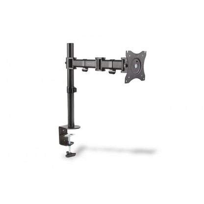 Digitus Single Monitor Desk Clamp Mount - 15-27inch - Max Weight 8 kg - VESA Max 100 x 100 - Black [DA-90361]
