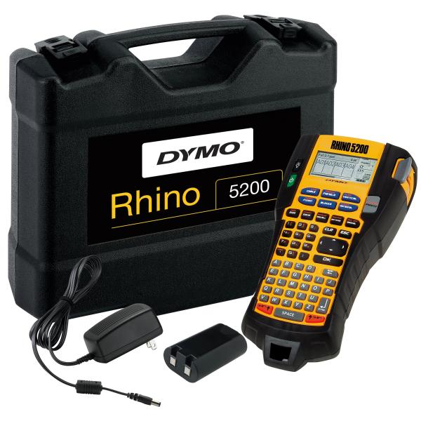 Dymo Rhino 5200 Industrial Label Maker - Hard Case Kit - ABC Layout [S0841400]