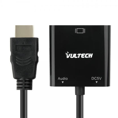 VULTECH ADATTATORE CONVERTITORE HDMI to VGA + AUDIO [SN21707]