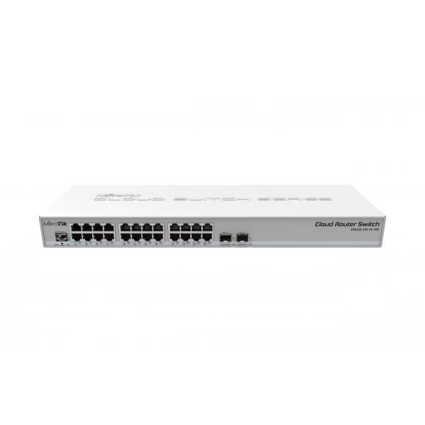 MikroTik, Cloud Router Switch 326, 24G, 2S+RM with RouterOS L5, 1U rackmount enclosure [CRS326-24G-2S+RM]