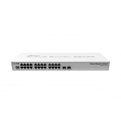 MikroTik, Cloud Router Switch 326, 24G, 2S+RM with RouterOS L5, 1U rackmount enclosure [CRS326-24G-2S+RM]