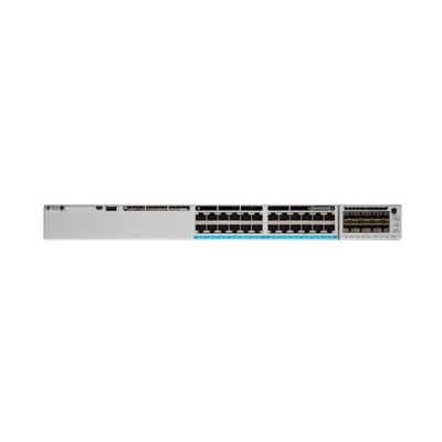 Cisco Catalyst C9300-24P-A switch di rete Gestito L2/L3 Gigabit Ethernet (10/100/1000) Supporto Power over Ethernet (PoE) 1U Grigio [C9300-24P-A]
