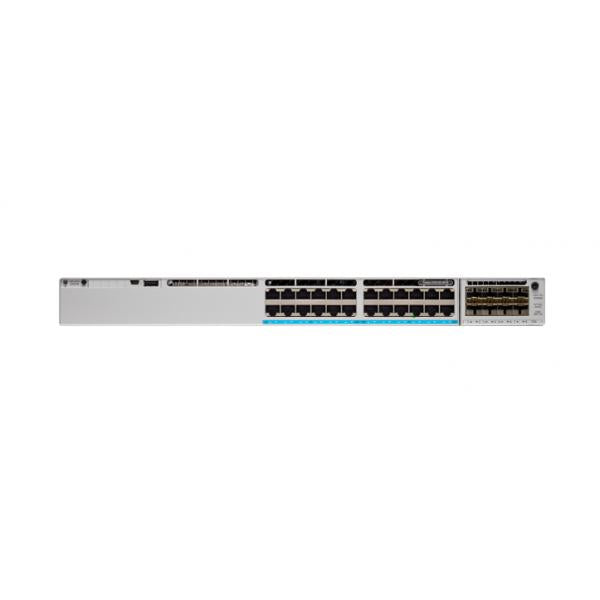 Cisco Catalyst C9300-24P-A switch di rete Gestito L2/L3 Gigabit Ethernet (10/100/1000) Supporto Power over Ethernet (PoE) 1U Grigio [C9300-24P-A]