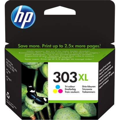 HP CART. INK MULTICOLOR N. 303XL (CIANO, MAGENTA, GIALLO) [T6N03AE]