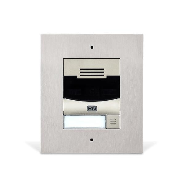 2N IP Solo con telecamera, montaggio ad incasso (include cornice per montaggio ad incasso, da abbinare a 9155017) [9155301CF]