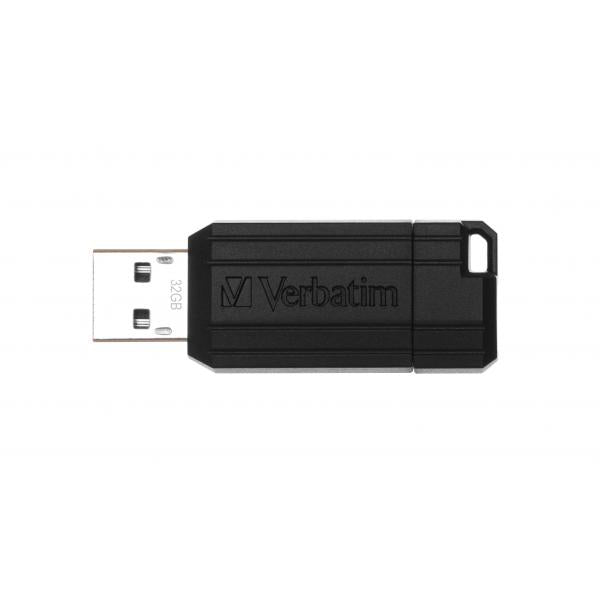 Verbatim PinStripe - Memoria USB da 32 GB - Nero [49064]