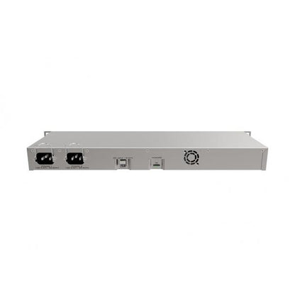 MikroTik, RB1100AHx4 Dude Edition, RB1100AHx4 Powerful 1U rackmount router with 13x Gigabit Ethernet ports, 60GB M.2 drive for Dude database [RB1100Dx4]