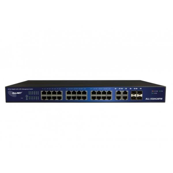 ALLNET, ALL-SG8652PM-10G, Switch full managed 52 Port Gigabit 400W / 48x PoE+ / 4x SFP+ 10G / 19" PROMO FINO AD ESAURIMENTO SCORTE [ALL-SG8652PM-10G]