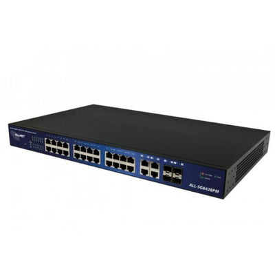 ALLNET, ALL-SG8652PM-10G, Switch full managed 52 Port Gigabit 400W / 48x PoE+ / 4x SFP+ 10G / 19" PROMO FINO AD ESAURIMENTO SCORTE [ALL-SG8652PM-10G]