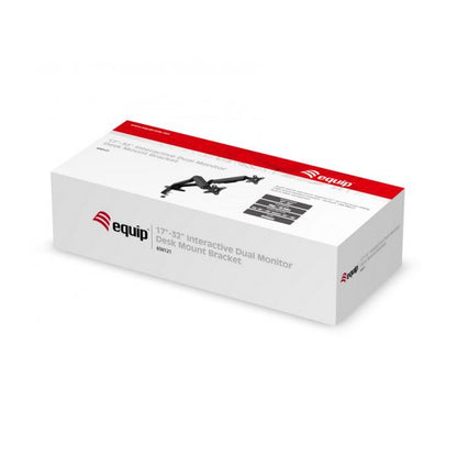Equip 17 inch - 32 inch Interactive Desk Mount Dual Monitor Bracket [650121]