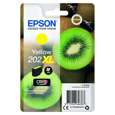 EPSON CART INK GIALLO 202XL KIWI CONF SINGOLA AD ALTA CAPACITA [C13T02H44010]